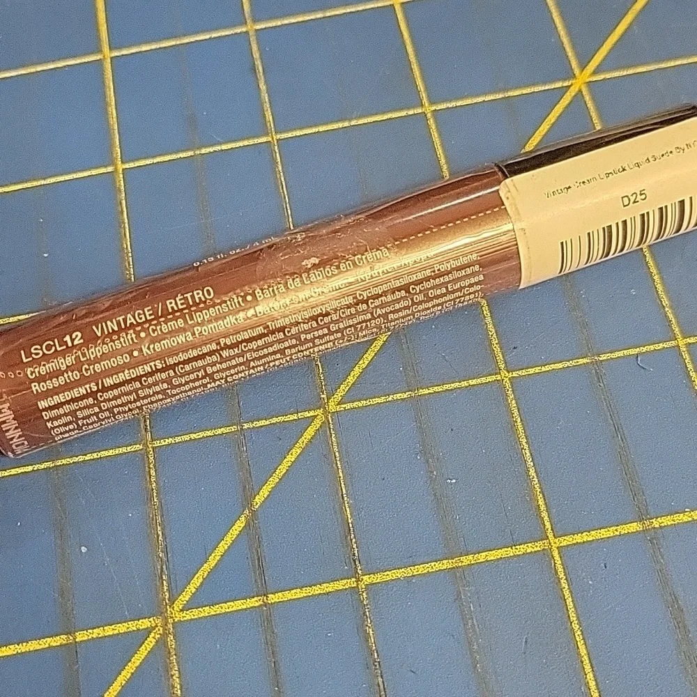 NYX Liquid Suede Cream Lipstick - LSCL12 Vintage New Sealed Tube 4ml